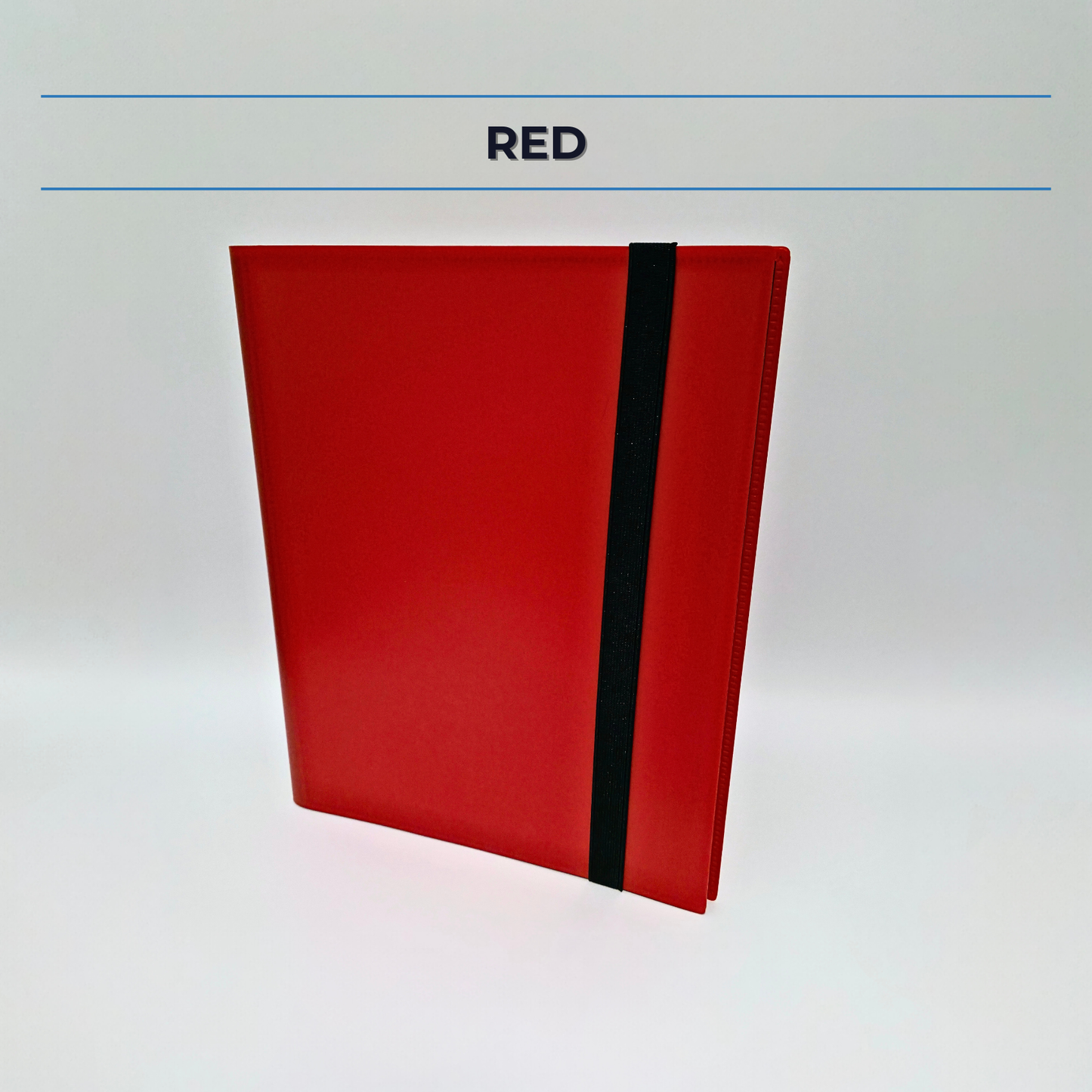 9-Pocket Plastic Trading Card Binder with Strap (Sleeve & Top Loader Options)