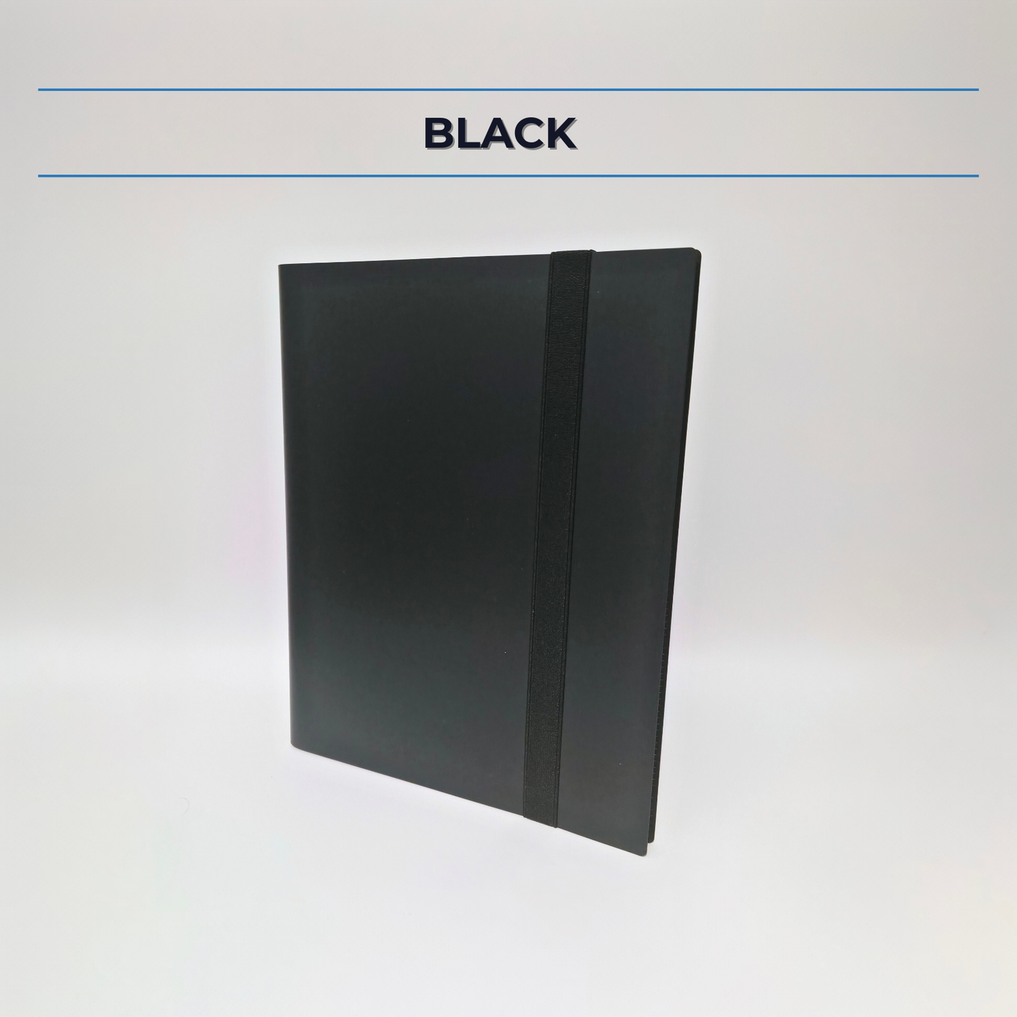 9-Pocket Plastic Trading Card Binder with Strap (Sleeve & Top Loader Options)