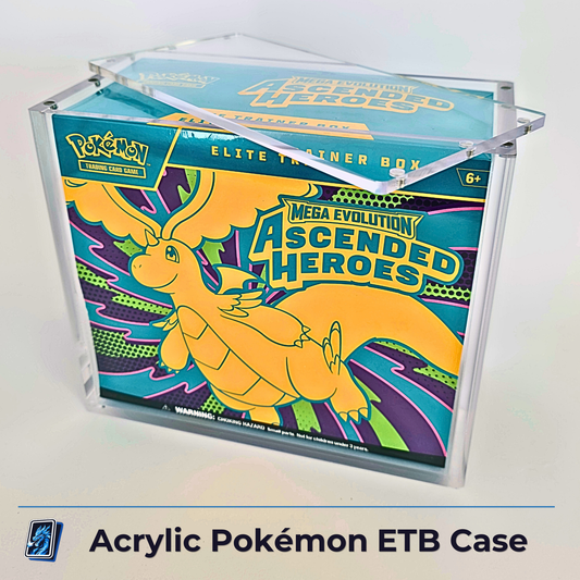 Pokémon Elite Trainer Box Acrylic Case – Magnetic 5mm ETB Display Protector