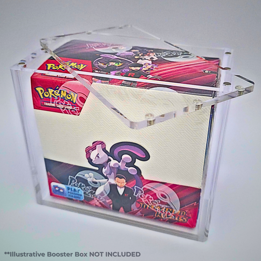 Pokémon Booster Box Acrylic Case – Magnetic 5mm Display Protector