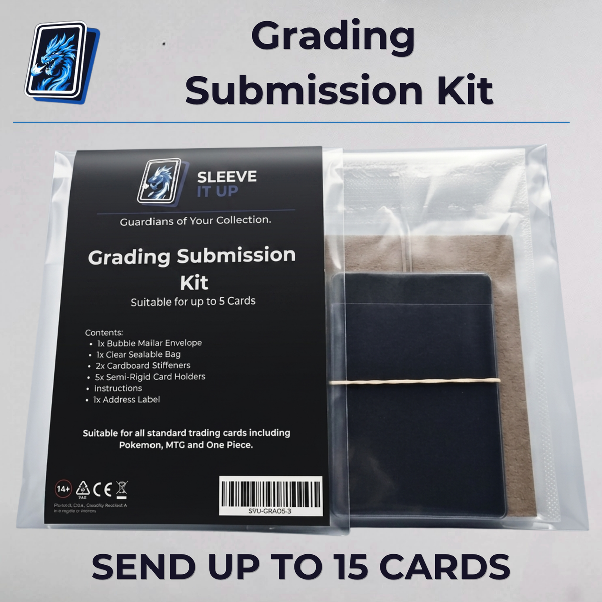 Trading Card Grading Submission Kit – ACE / PSA / TAG Mail-In Pack