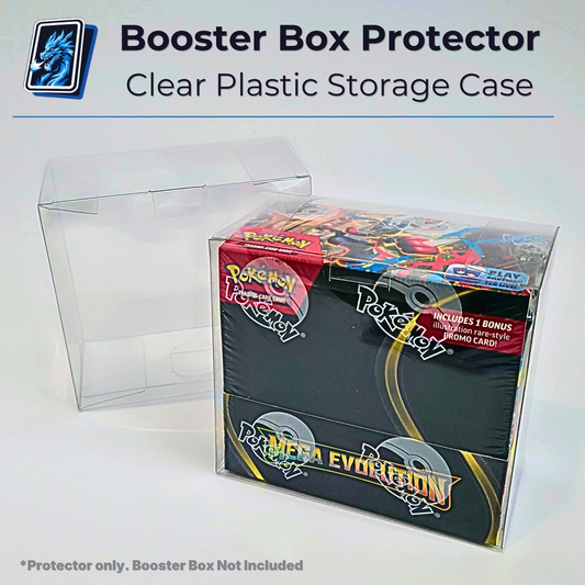 Pokemon Booster Box Protector TCG Display Case Strong 0.5mm (1-10 Pack)