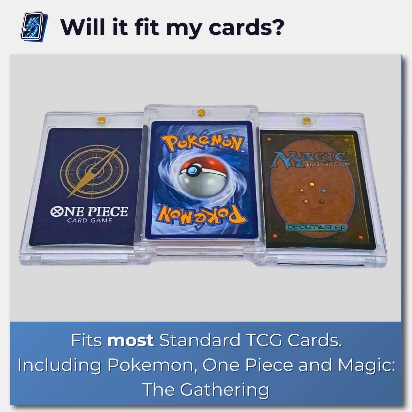 Magnetic Trading Card Holder 7mm | One-Touch Case
