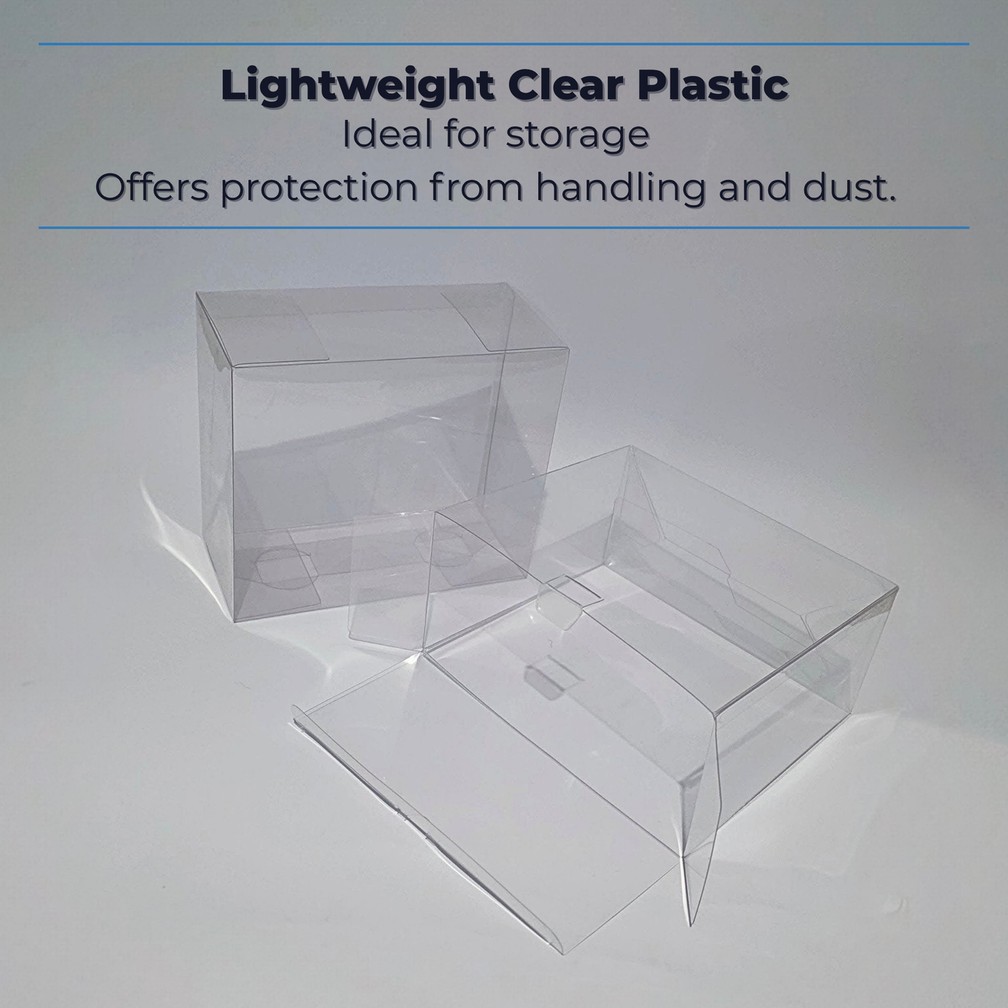 Elite Trainer Box Protector – Clear Plastic Storage Case for Pokémon ETBs (1-10 Pack)
