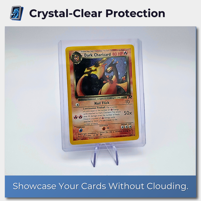 3"x4" Trading Card Top Loaders (35pt) – Rigid Protective Sleeves for TCG (25-100 Pack)