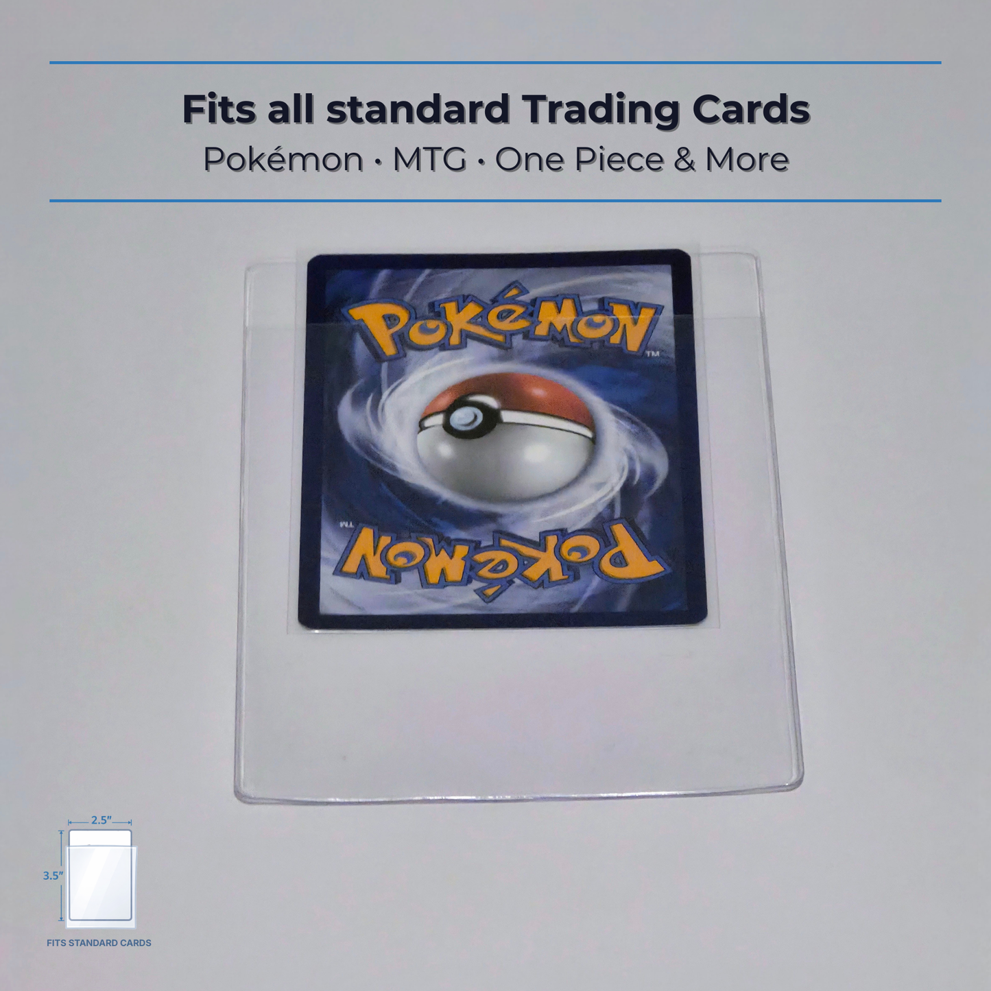 Semi-Rigid Trading Card Holders – Grading & Storage Protection (10-100 Pack)