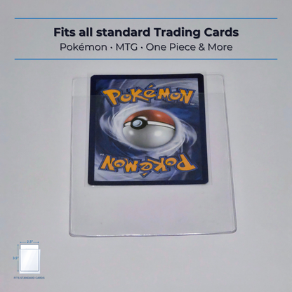 Semi-Rigid Trading Card Holders – Grading & Storage Protection (10-100 Pack)