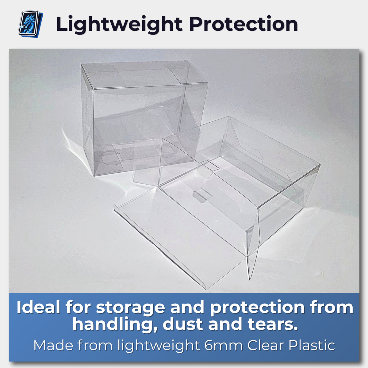 Elite Trainer Box Protector – Clear Plastic Storage Case for Pokémon ETBs (1, 3, 5, 10, 20-Pack)