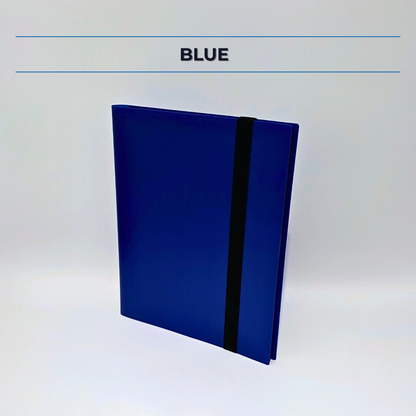 9-Pocket Plastic Trading Card Binder with Strap (Sleeve & Top Loader Options)