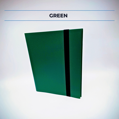 9-Pocket Plastic Trading Card Binder with Strap (Sleeve & Top Loader Options)