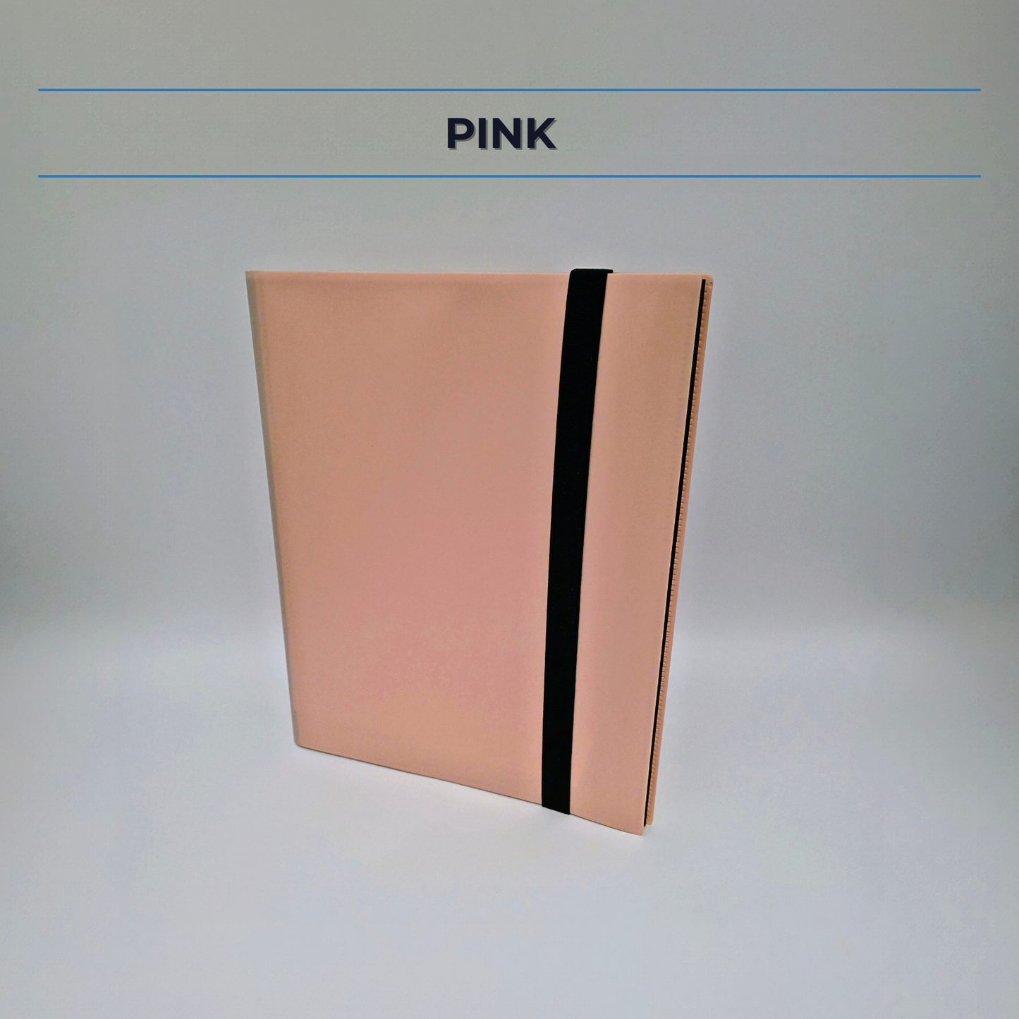 9-Pocket Plastic Trading Card Binder with Strap (Sleeve & Top Loader Options)