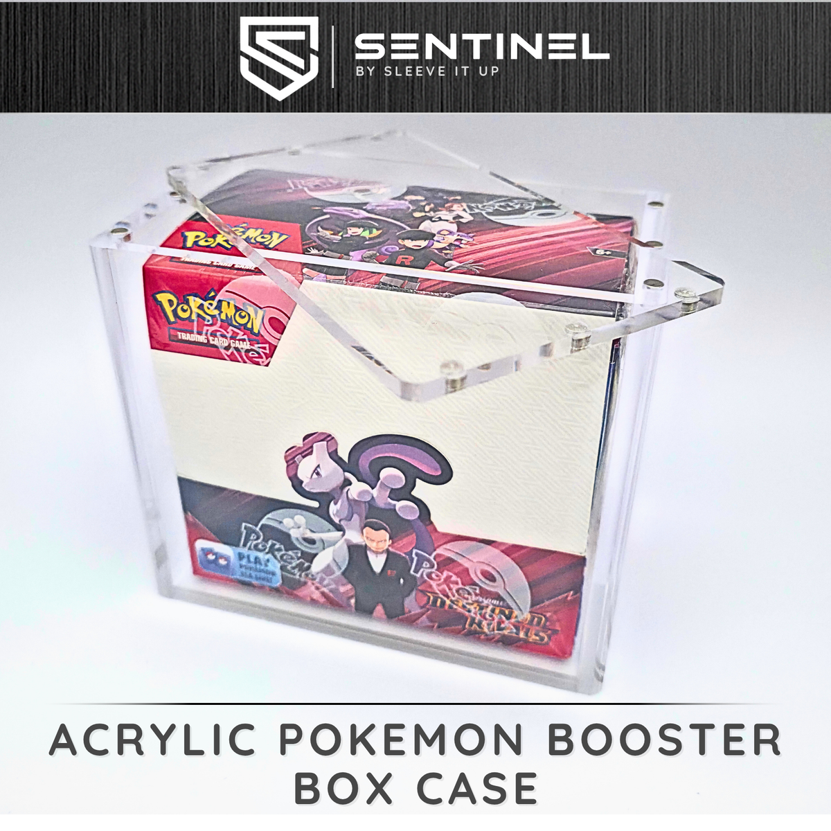 Pokémon Booster Box Acrylic Case – Premium Magnetic 5mm Display Protector