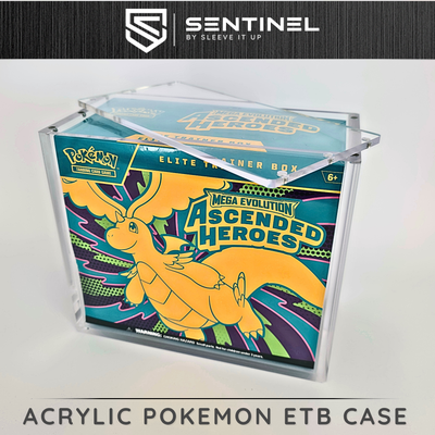 Pokémon Elite Trainer Box Acrylic Case – Premium Magnetic 5mm ETB Display Protector