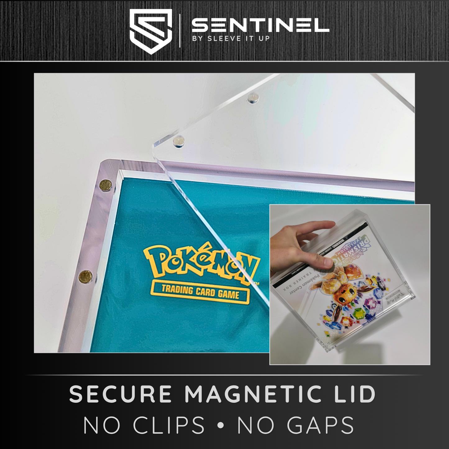 Pokémon Elite Trainer Box Acrylic Case – Premium Magnetic 5mm ETB Display Protector