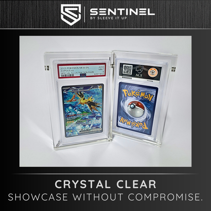 PSA Graded Card Acrylic Display Case – 5mm Magnetic Slab Protector