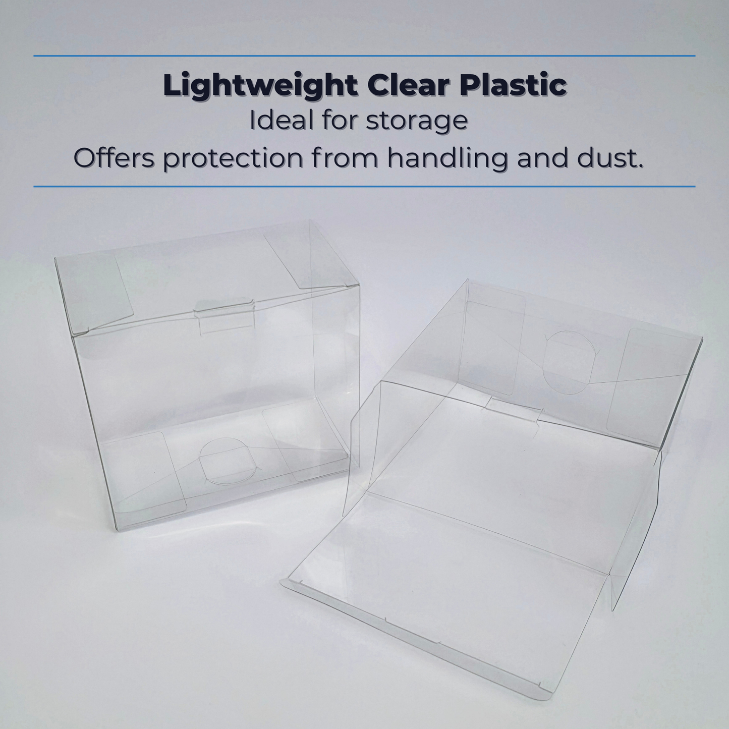 Pokémon Booster Box Protector – Clear Plastic Storage Case (1-10 Pack)