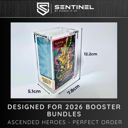 Pokemon Booster Bundle (Ascended Heroes / Perfect Order) Acrylic Case 5mm