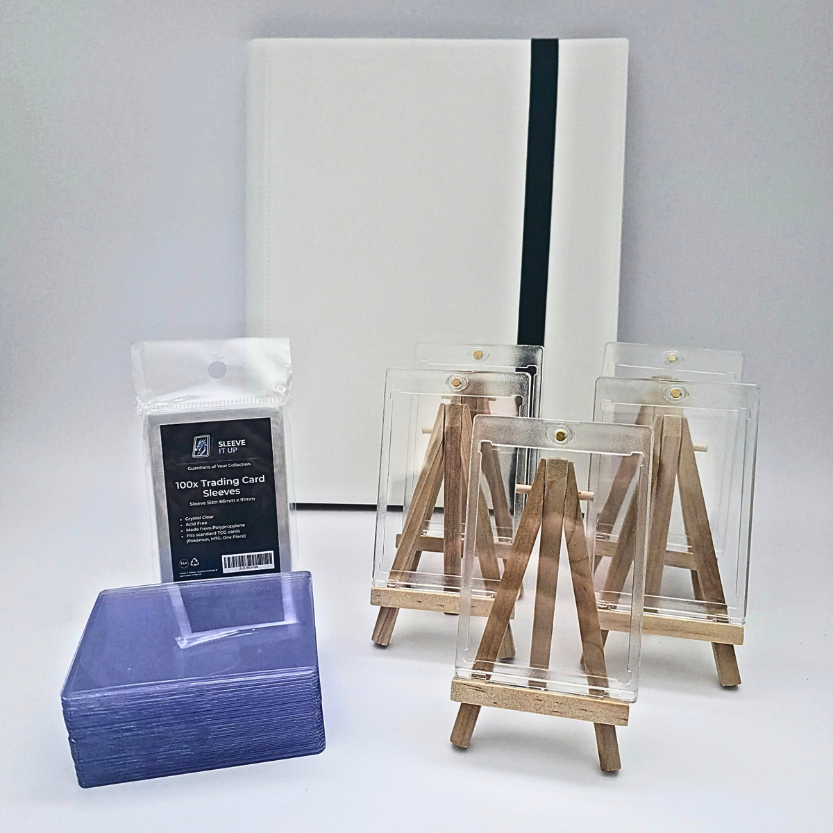 Trading Card Starter Kit – Protection, Storage & Display Bundle