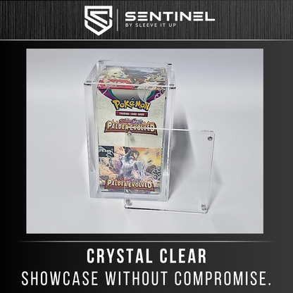 Pokemon Half Booster Acrylic Case- Premium 5mm Thick Display - Magnetic Protector