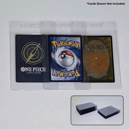 Semi-Rigid Trading Card Holders – Grading & Storage Protection (10-100 Pack)