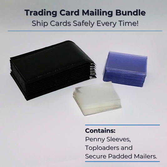 Trading Card Mailing Bundle – Top Loaders, Sleeves & Bubble Mailers