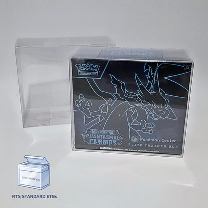 Elite Trainer Box Protector – Clear Plastic Storage Case for Pokémon ETBs (1-10 Pack)