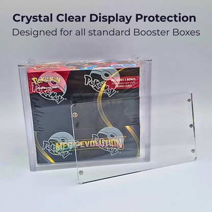 Pokémon Booster Box Acrylic Case – Magnetic 5mm Display Protector