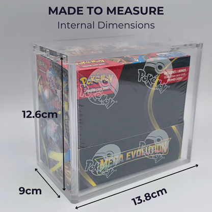 Pokémon Booster Box Acrylic Case – Magnetic 5mm Display Protector